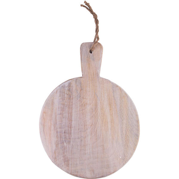 Home Essentials 13in. Round Wood Cutting Board - image 