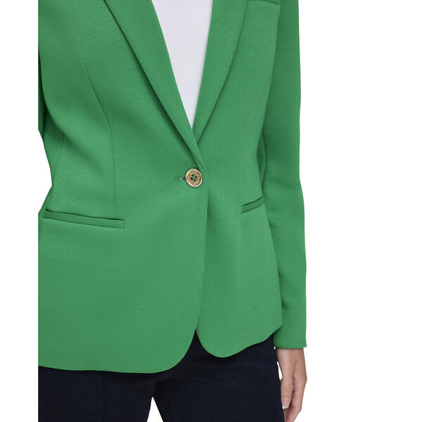 Womens Tommy Hilfiger One Button Notch Collar Jacket