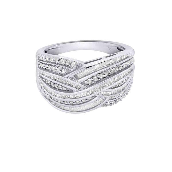 Endless Affection&#40;tm&#41; 3/4ctw. Round & Baguette Diamond Ring - image 