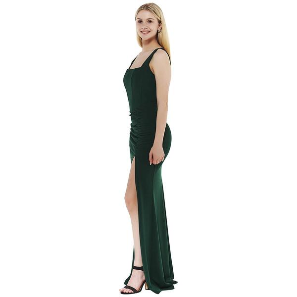 Juniors Emerald Sundae Divine Glamour Slit Sheath Dress