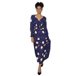 Womens Standards & Practices Floral Smocked Waist Maxi Dress