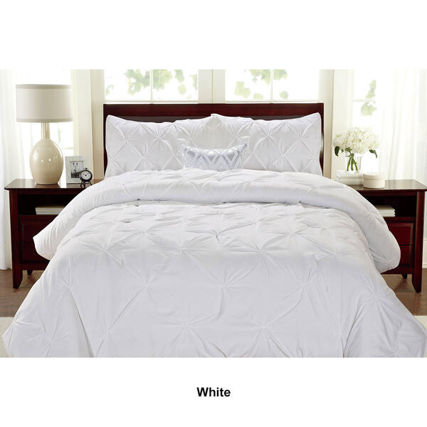 Swift Home Stylish Pinch Pleated Comforter Set