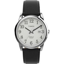Mens Timex&#40;R&#41; Easy Reader Leather Strap Watch - TW2V68800JT