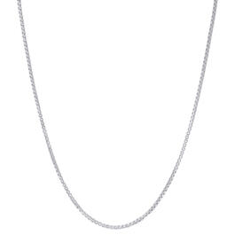 24in. Sterling Silver Box Chain Necklace