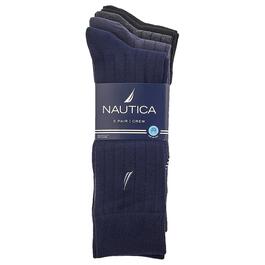 Mens Nautica 5pk. Dress Socks - Navy