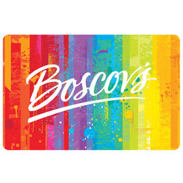 Boscov&#39;s Rainbow Stripes Gift Card