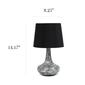 Simple Designs Mosaic Tiled Glass Genie Table Lamp w/Fabric Shade - image 6