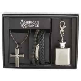 Mens Gentlemen''s Classics&#40;tm&#41; Necklace/Bracelet/Flask Set