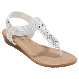 Womens New @titude&#40;R&#41; Glimmer 3 Slingback Thong Sandals