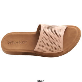 Womens Ella & Joy Comfort Slide Sandals