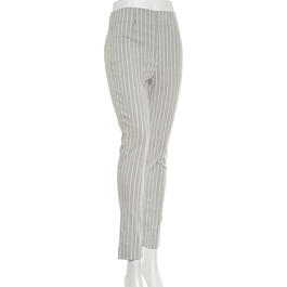Juniors Leighton High Waist Skinny Millennium Stripe Pants - Oat