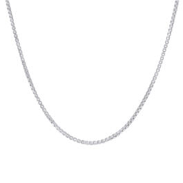 18in. Sterling Silver Box Chain Necklace