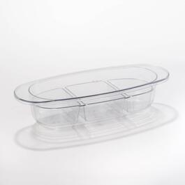 Chillers 3 Section Serving Tray W/ Lid