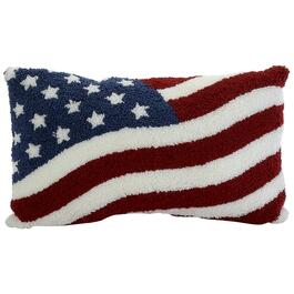 Waving Flag Decorative Pillow - 12x16