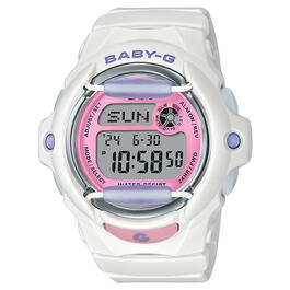 Womens G-Shock Baby-G White Watch - BG169PB-7