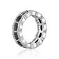 Gemminded Sterling Silver Black Onyx & White Sapphire Ring - image 2