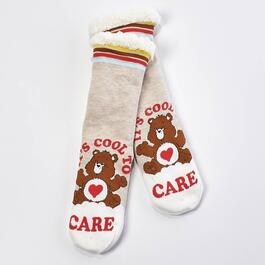 Womens Fuzzy Babba Care Bears Fuzzy Slipper Socks