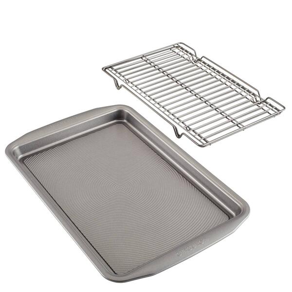 Circulon Bakeware 3-Piece Baking Sheet Pan and Cooling Rack Set