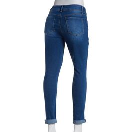 Juniors YMI® 2 Button Cuffed Ankle Denim Jeans