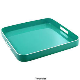 Jay Import Large Square Tray with Rim & Handle