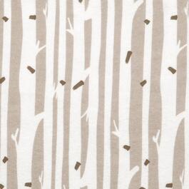 Trend Lab&#174; Birch Stripe Flannel Fitted Crib Sheet