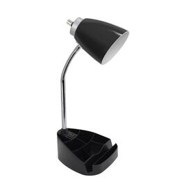 LimeLights Gooseneck Charging Organizer Desk Lamp w/Tablet Stand