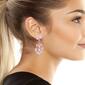 Betsey Johnson Pink Anchor Drop Earrings - image 2