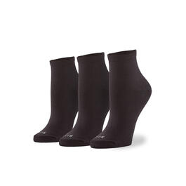 Womens HUE&#40;R&#41; 3Pk. Super Soft Cropped Socks
