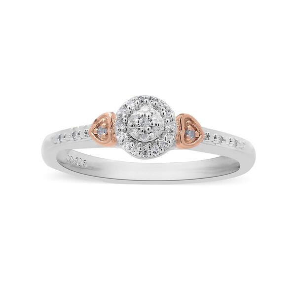 Eternal Promise&#40;tm&#41; Two-Tone 1/10ctw. Diamond Promise Ring - image 