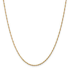 Gold Classics&#8482; 1.4mm. 14k Gold Singapore Chain Anklet