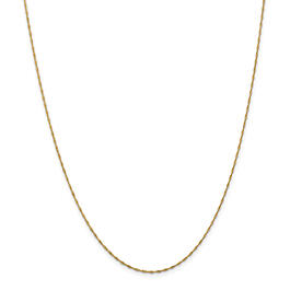 Gold Classics&#40;tm&#41; 14kt. Yellow Gold Singapore Chain Necklace