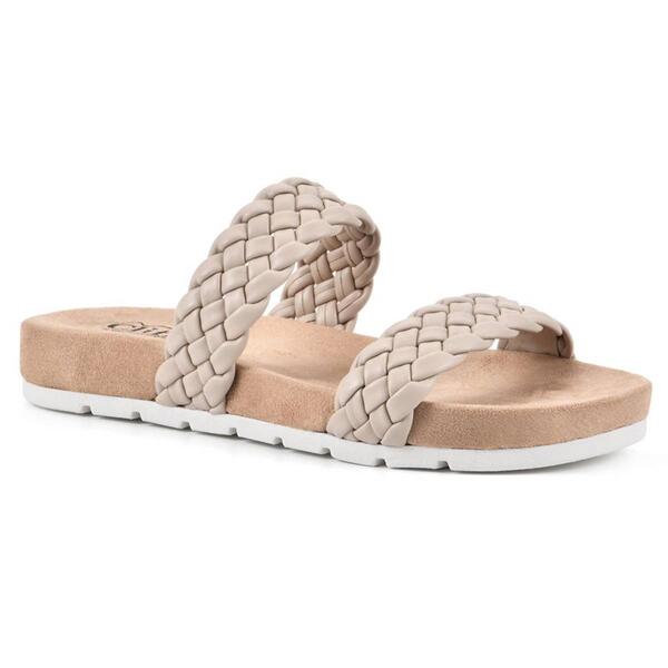 Womens Cliffs by White Mountain Truly Slide Sandals - image 