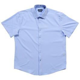Mens Nautica Slim Fit Super Dress Shirt - Blue