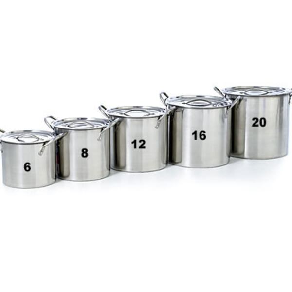 Stainless Steel Stockpot - 8qt.