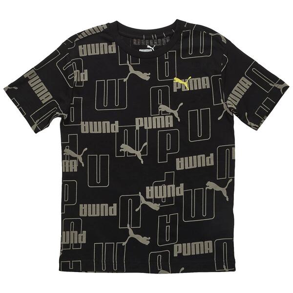 Boys &#40;8-20&#41; Puma&#40;R&#41; Logo Lab Short Sleeve Jersey - Black - image 