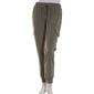 Juniors No Comment Fleece Lined Solid Cargo Pocket Joggers - image 1