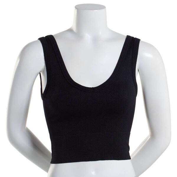 Juniors One Step Up Function Fit Seamless Cropped Tank - image 