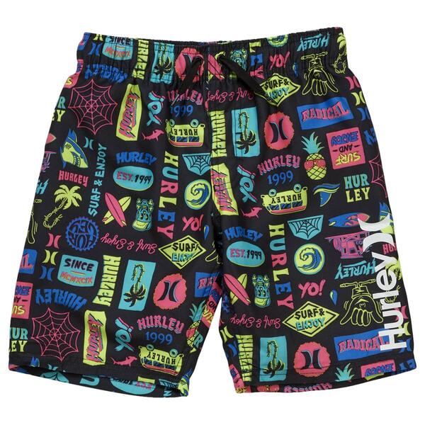 Boys &#40;8-20&#41; Hurley Pull-On Swim Shorts - image 