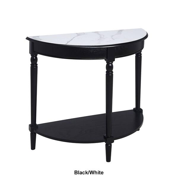 Convenience Concepts French Country Half-Round Entryway Table