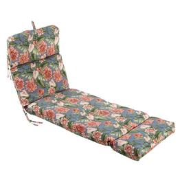 Jordan Manufacturing Chaise Cushion - Coral Floral
