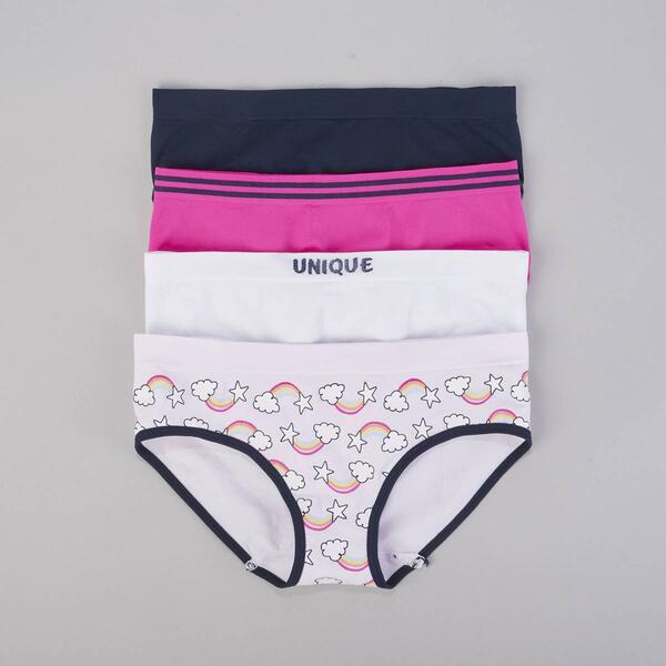 Girls Sweet Princess 4pk. Seamless Unique Hipsters - image 