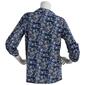 Womens Notations 3/4 Roll Tab Sleeve Houndstooth Equipment Blouse - image 2