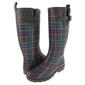 Womens Capelli New York Blanket Plaid Rain Boots - image 1