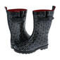 Womens Capelli New York Mid-Calf Dotted Circles Rain Boots - image 1