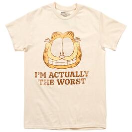 Young Mens Garfield I''m the Worst Graphic Tee