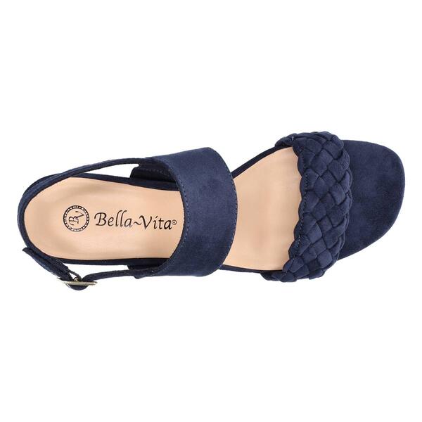 Womens Bella Vita Ellison Block Heel Slingback Sandals