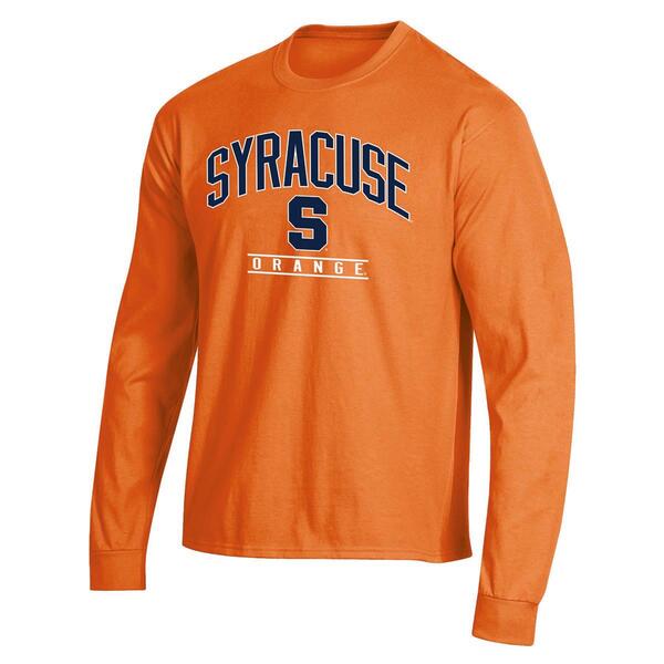 Mens Champion Syracuse University Long Sleeve Tee - image 