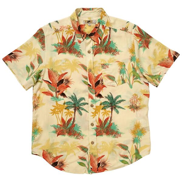 Mens Joe Marlin Daybreak Floral Button Down Shirt - image 