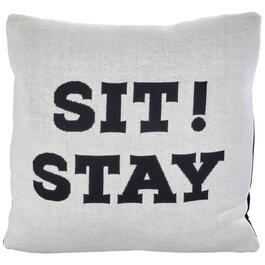 Sit Stay Knit Decorative Pillow - 20x20