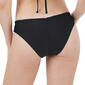 Juniors Cyn &amp; Luca Ruched Back Solid Swim Bottoms - image 2